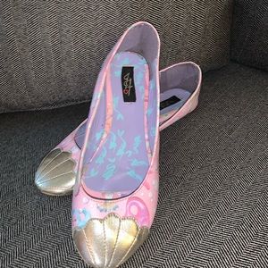 Pink Mermaid Flats